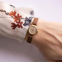 Jahrgang Dugena Damen Gold Uhr - Winzige 1960er Jahre Dugena Damen Uhr