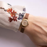Ancien Dugena Mesdames Gold montre - Tiny 1960 Dugena aux femmes montre