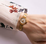 Vintage ▾ Ruhla 17 gioielli orologi meccanici placcati in oro per le donne