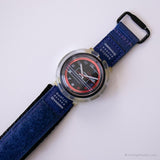 1998 Swatch PKB101 Snowbump montre | Ancien Swatch Accès pop montre