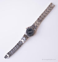 Vintage Fossil Solid Stainless Steel Watch for Women | Two-tone Watch