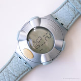 2001 Swatch YFS4008 Transphere III montre | Bleu numérique Swatch Battre