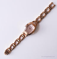 Rosa vintage-dorado Fossil reloj para mujeres | Tamaños de muñeca extra pequeños