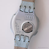 2001 Swatch Orologio YFS4008 Transphere III | Blue Digital Swatch Colpo
