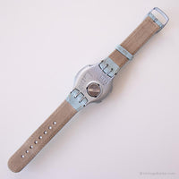 2001 Swatch YFS4008 Transphere III Watch | الأزرق الرقمي Swatch يهزم