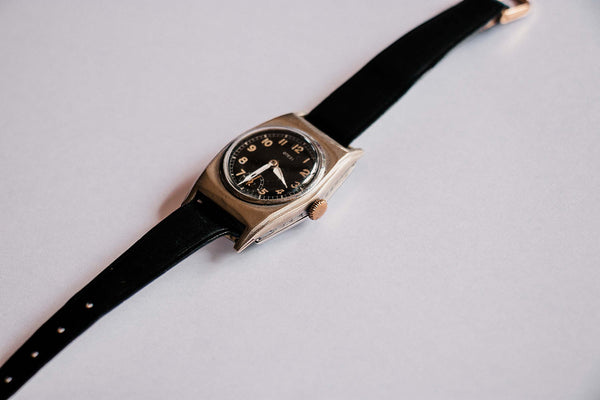 Otezi Vintage Silver-tone Watch | 1950s Military Mechanical Watch ...
