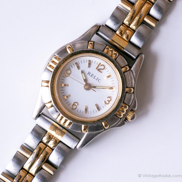 Vintage Relic Two-tone Ladies Watch | Luxurious Relic by Fossil Watch ...