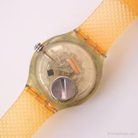 1991 Swatch SDK104 Jelly Bubbles Watch | Giallo vintage Swatch Scuba