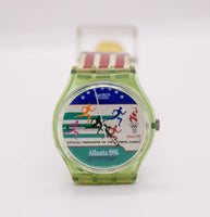 1996 swatch Atlanta Laurels GZ145 Uhr | Vintage Olympics swatch Mann