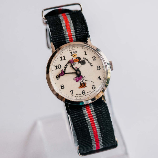 Vintage Brandley Minnie Mouse Guarda | Swiss ha fatto orologio meccanico