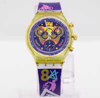 1994 Vintage Swatch Chronograph SCZ100 I. O. C. Guarda le Olimpiadi speciali