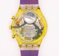 1994 Vintage Swatch Chronograph SCZ100 I. O. C. Watch Olympics Special