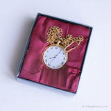 Vintage Luxury Pocket Watch | Elegant Gold-tone Vest Watch