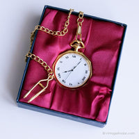 Orologio tascabile di lusso vintage | Elegante orologio da tono d'oro