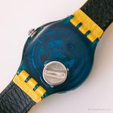 1991 Swatch Sdn102 göttlich Uhr | Vintage Geometrisch Swatch Scuba 200