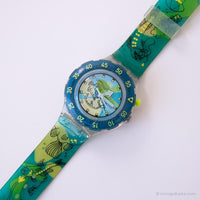 1998 Swatch SDK913 Ocean Life Watch | Raro pesce vintage Swatch Scuba