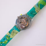 1998 Swatch SDK913 Ozeanleben Uhr | Seltener Vintage -Fisch Swatch Scuba