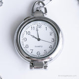 Poche minimaliste vintage montre | Train argenté montre