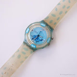 2002 Swatch SDN911 Tartaruga Watch | سلحفاة زرقاء خمر Swatch Scuba