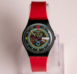Rare 1987 Swatch Navigator GB707 | Suisse vintage des années 80 Swatch montre