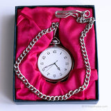 Vintage Personalisierte Tasche Uhr | Weste Uhr mit Gravuroption