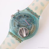 2002 Swatch SDN911 Tartaruga Watch | سلحفاة زرقاء خمر Swatch Scuba