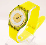 1991 Swatch GG114 GALERIA reloj | Amarillo vintage Swatch Caballeros originales