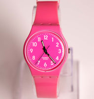 Vintage 2009 DRAGON FRUIT GP128 Swatch Watch | Pink Swatch Watch