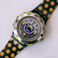 1992 Swatch SDB103 BOMBOLA Watch | Vintage Silver-tone Swatch Scuba
