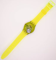 1991 Swatch GG114 GALERIA reloj | Amarillo vintage Swatch Caballeros originales