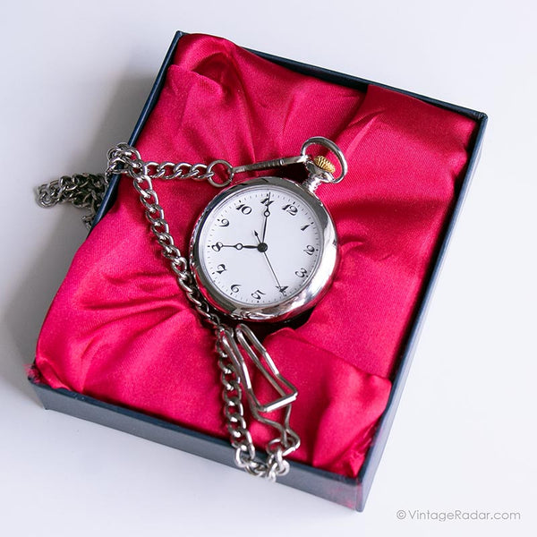Vintage Elegant Unisex Pocket Watch | Two-tone Vest Watch