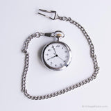 Vintage Elegant Unisex Pocket Watch | Two-tone Vest Watch