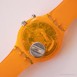 1997 Swatch SDJ901 Luminosa Watch | ضفدع برتقالي خمر Swatch Scuba