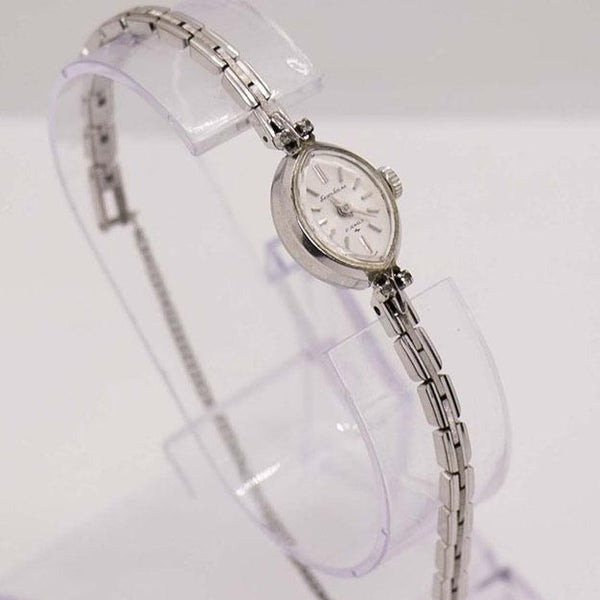 Vintage 1970S Seiko Vestido de diamante solar 21 joyas reloj Único