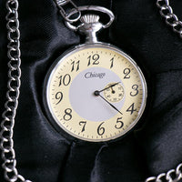 Vintage mechanische Tasche Uhr | Chicago World's Fair Pocket Uhr