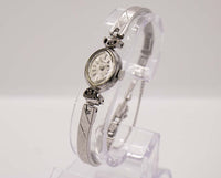 Citizen Rhone 19 Jewels White Gold Plated Diamond Watch for Women
