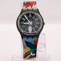 1994 swatch GM704 Sky Heroes reloj | Nos vintage swatch Caballero reloj