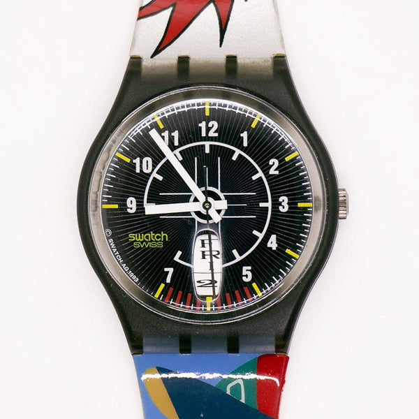 1994 swatch GM704 Sky Heroes Watch | NOS خمر swatch ساعة جنت