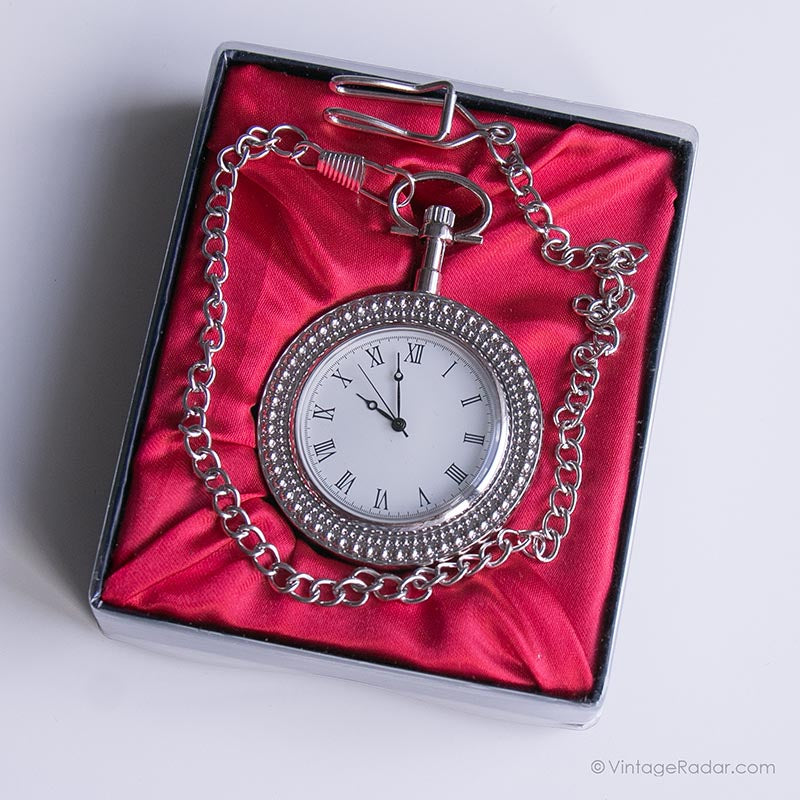 Vintage Elegant Pocket Watch Vest Watch with Engraving Option
