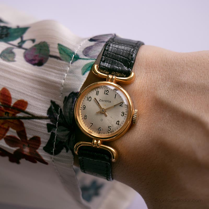 1960s Vintage Zentra Watch for Women - German Mechanical