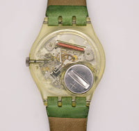 1993 swatch GK154 Cuzco reloj | Verde hippie vintage swatch reloj
