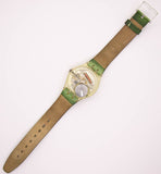 1993 swatch GK154 Cuzco Watch | Verde hippie vintage swatch Guadare