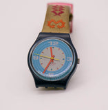 1993 Swatch GN126 CANCUN Watch | 90s Hippie Vintage Swatch Gent