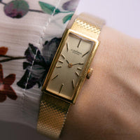 Orologio meccanico tedesco per donne vintage oro per donne