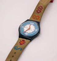 1993 swatch GN126 CANCUN montre | Hippie vintage des années 90 swatch Gant