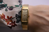 Gold-tone Vintage Pallas Para German Mechanical Watch for Women