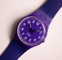 Vintage 2009 CALLICARPA VICHY GV121J Swatch Watch | Purple Swatch