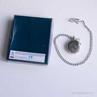 Orologio tascabile minimalista d'argento minimalista | Orologio tascabile abbozzato