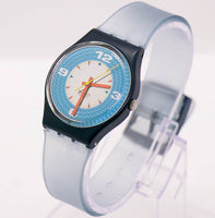 Vintage Swatch GN126 CANCUN Watch | Blue Boho Swatch Gent Originals