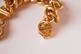 Ton d'or Anne Klein Quartz dames montre avec bracelet en chaîne en or